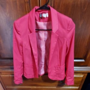 Medium bright pink blazer